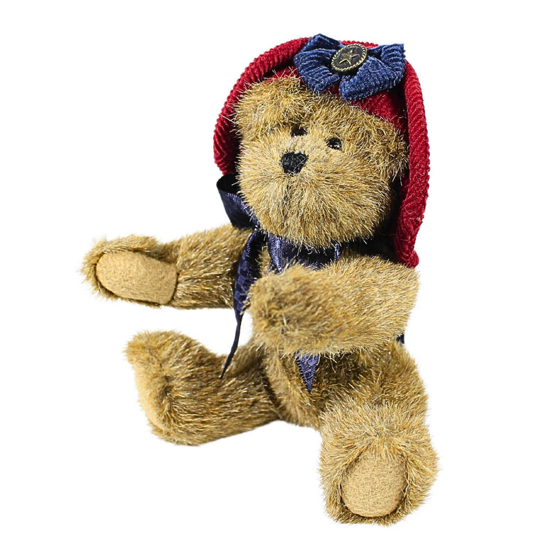 Boyds Bears Plush Mamie Glorybear - 1 Plush Bear 6 Inch, Polyester - Americana Hat Series Jointed 904195 (29119)
