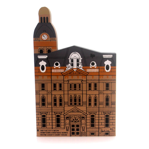 Cat's Meow Village Wayne County Courthouse - - SBKGifts.com