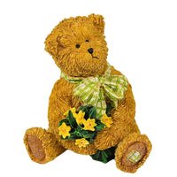 (2938) Boyds Bears Resin Buddy...Friendships Blossom, 2.75 Inch, Friendship Bearstone 2277979