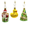 (29406) Inge Glas Baby's First Christmas Gift Set, 3.50 Inch, Santa Tree Duck 10095S015