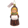 (29425) Inge Glas Warm Wishes, 4.25 Inch, Little Girl Muff Ornament 102716