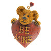 (29636) Boyds Bears Resin Harltey B. Mine Pin, 2.25 Inch, Teddy Bear Heart Valentines 82010