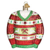 (29808) Old World Christmas Festive Christmas Sweater, 4.00 Inch, Themed Party 32260