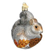 (29837) Old World Christmas Hungry Squirrel, 3.50 Inch, Playful Bushy Tail 12277