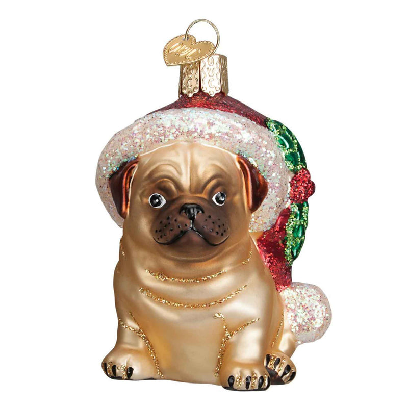 3.50 Inch Holly Hat Pug Faithful Companion Dog 12430 (29838)