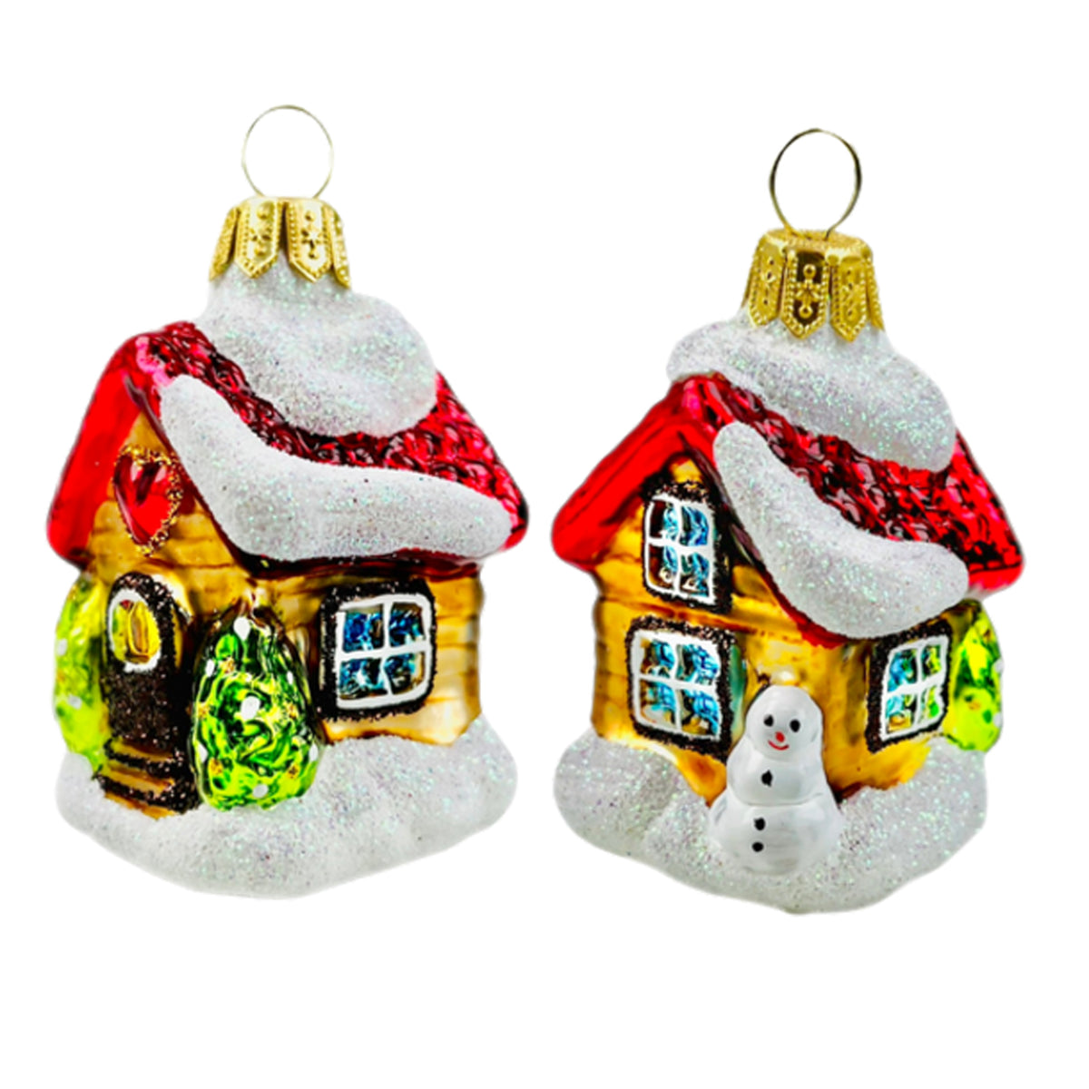 (63834) Pre-Order The Ornament King Cozy Shack, 2.00 Inch, Mini Christmas House Tiny Treasures Tt44007