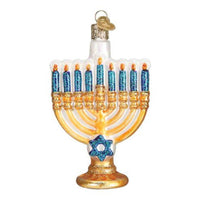 (30031) Old World Christmas Menorah, 4.50 Inch, Hanukkah Holiday 36177