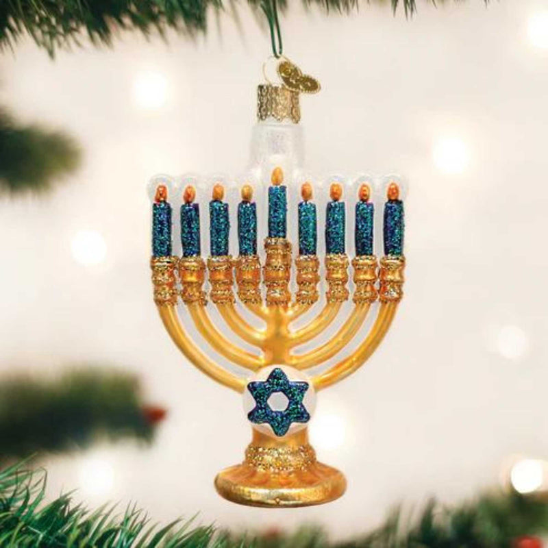 Old World Christmas Menorah - - SBKGifts.com