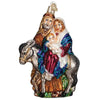 (30647) Old World Christmas Flight To Egypt, 5.25 Inch, Mary Joseph Baby Jesus Donkey 10209