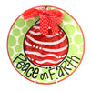 (31127) Tabletop Peace On Earth Bowl, 13.00 Inch, Christmas Polka Dot Bow 1624125