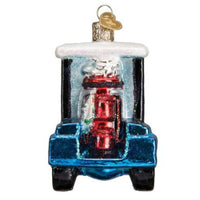 Old World Christmas Golf Cart Santa - - SBKGifts.com