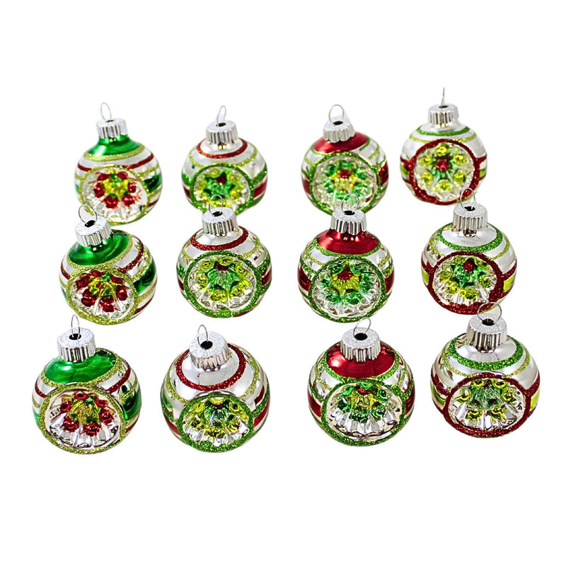 Christopher Radko Company Holiday Splendor Small Rounds W/Reflectors - - SBKGifts.com