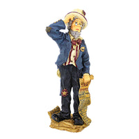 (3155) Boyds Bears Resin Uncle Sam... I've Got The April 15Th Blues, 7.00 Inch, Patriotic Folkstone 2E 28253