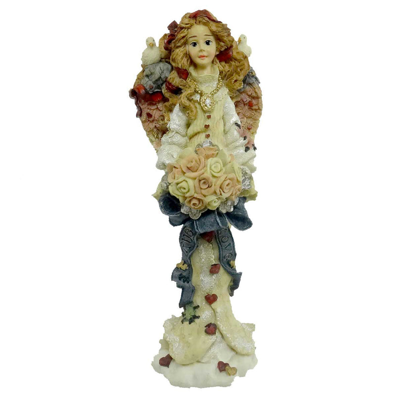 (3161) Boyds Bears Resin Athena The Wedding Angel, 7.25 Inch, Bride Folkstone 28202 Rfb