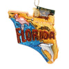 (31723) Old World Christmas State Of Florida, 4.00 Inch, Ornament State Usa Vacation 36198