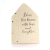 (31846) Foundations Bless Home Plaque, 4.00 Inch, Housewarming Welcome 4056505