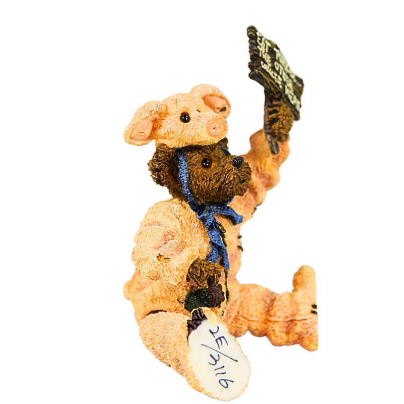 Boyds Bears Resin Pigadilly Honeyglaze...Dont Pig Out - - SBKGifts.com