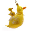 (31994) De Carlini Italian Ornaments Duck Boat Duck & Baby Duck, 4.00 Inch, Ornament Italian Love Mom A2109