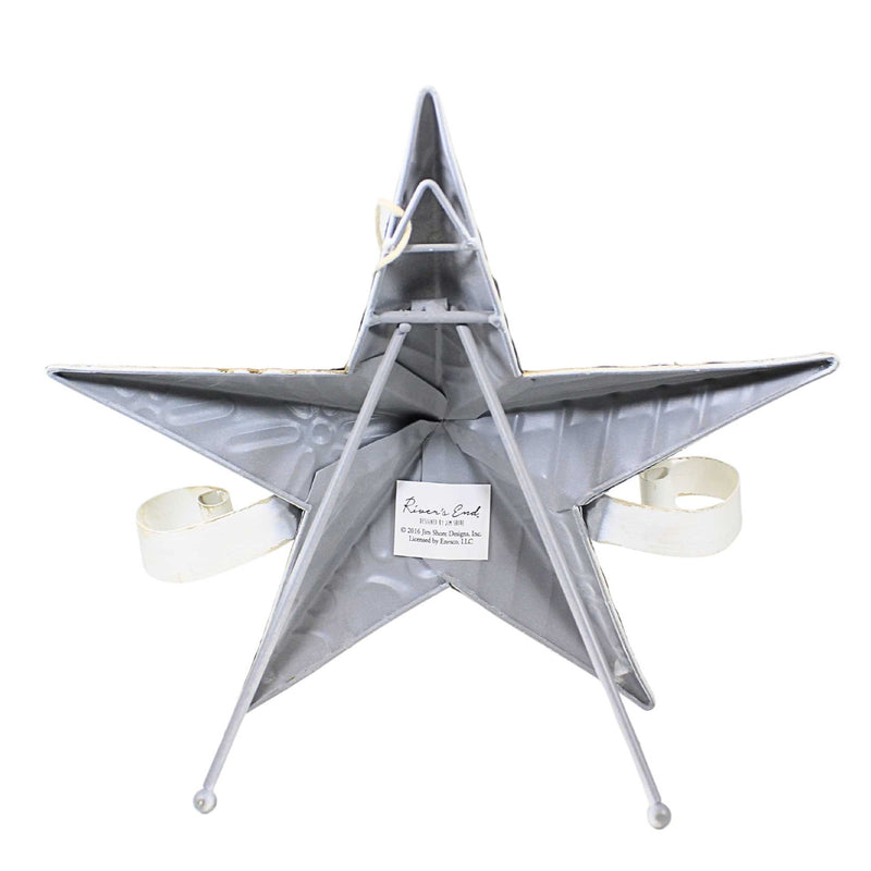 Jim Shore Patriotic Barn Star Hanging - - SBKGifts.com