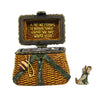 Boyds Bears Resin Opie's Creel Basket With Minnow Mcnibble - - SBKGifts.com