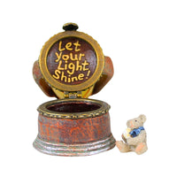 Boyds Bears Resin Bearyshines Lantern W/ Edison - - SBKGifts.com