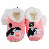 (32420) Snoozies Classic Splitz Cat Small, 2.75 Inch, Non-Slip Comfy Warm Wcszzeb Sm