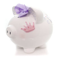 Child To Cherish Fancy Fairy Castle Piggy Bank - - SBKGifts.com