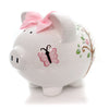 Child To Cherish Pink Dotted Owl Piggy Bank - - SBKGifts.com