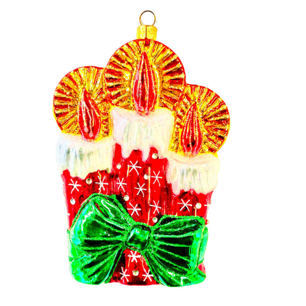 (63928) Pre-Order The Ornament King Holiday Beaming, 6.00 Inch, Candle Halo Glow Ornament 48024