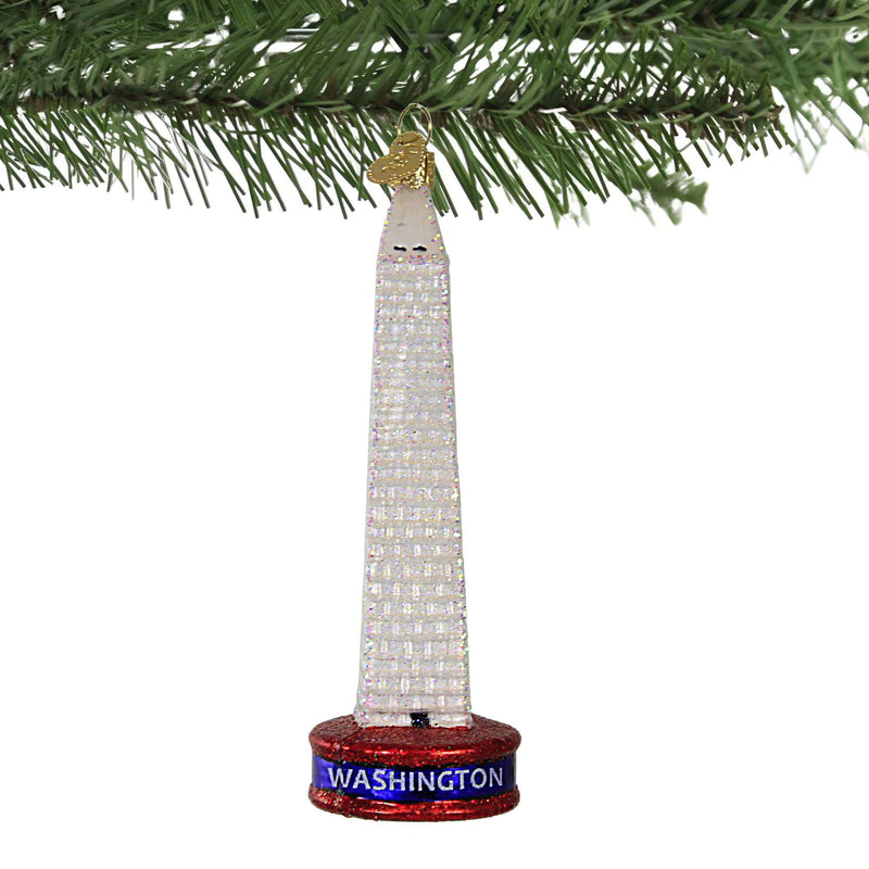 Old World Christmas Washington Monument - - SBKGifts.com