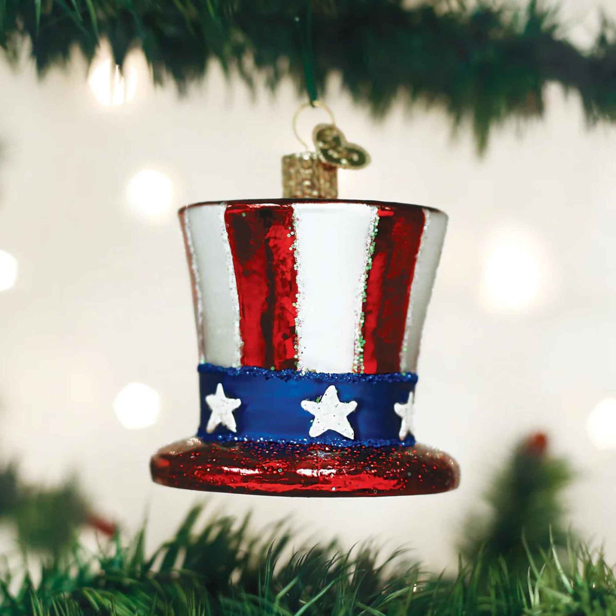 Old World Christmas Uncle Sams Hat - - SBKGifts.com