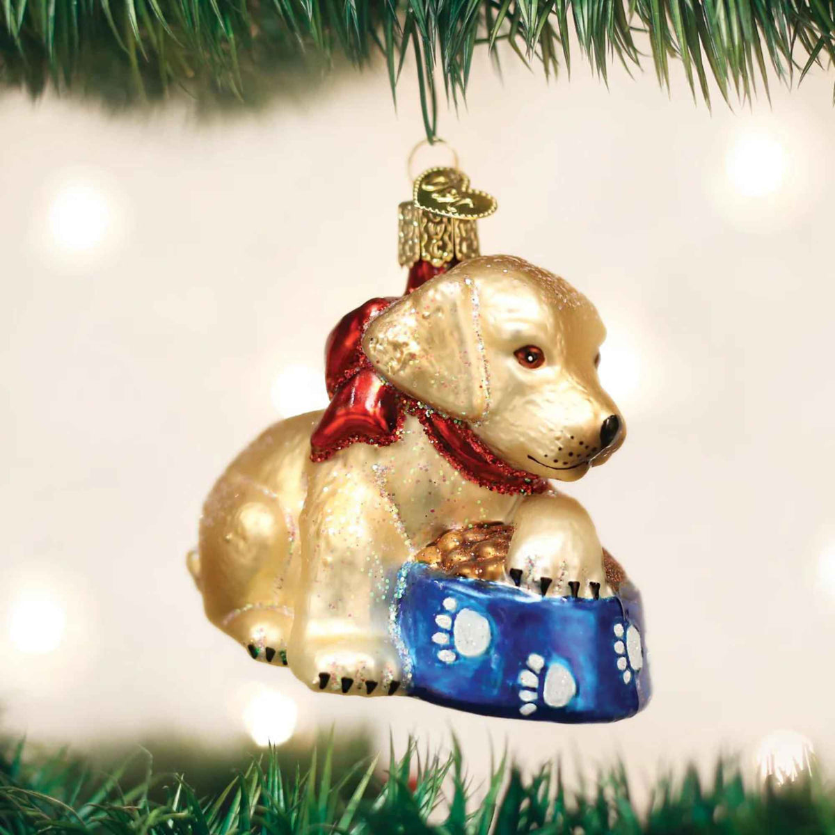 Old World Christmas Labrador Pup - - SBKGifts.com