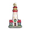 (33157) Old World Christmas Lighthouse., 4.25 Inch, Ornament Guidance Ocean 20003