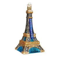 (33193) Old World Christmas Eiffel Tower, 5.00 Inch, Ornament France Paris 20056