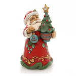 4.75 Inch 15Th Anniversary Crystal Santa Hanging Ornament Heartwood Creek 4059001 (33366)