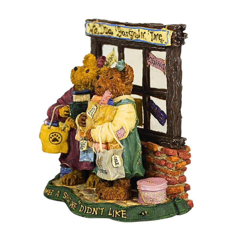 Boyds Bears Resin Pam & Kristi Shopsalot - - SBKGifts.com