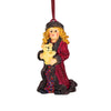 (3366) Boyds Bears Resin Lara...Moscow At Midnight Ornament, 3.75 Inch, Christmas Dollstone 25859