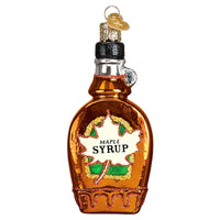 (33728) Old World Christmas Maple Syrup, 4.25 Inch, Delicious Pancakes Waffles 32286