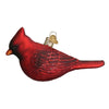 (33735) Old World Christmas Northern Cardinal ., 2.25 Inch, Ornament Happiness Joy Symbol 16110