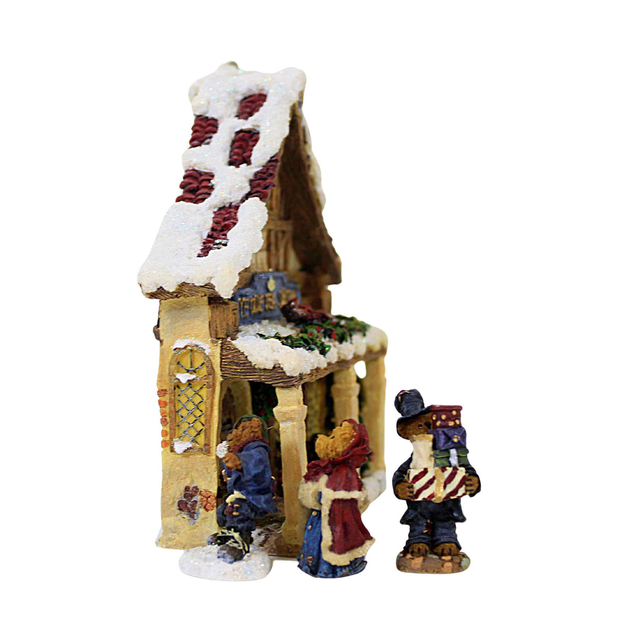 Boyds Bears Resin Dickens Tea Shoppe Set/4 - - SBKGifts.com