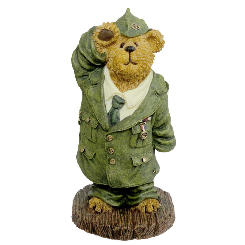 4.00 Inch Billy Bearyproud When I Grow Up Military Bearstone 228454 (3378)