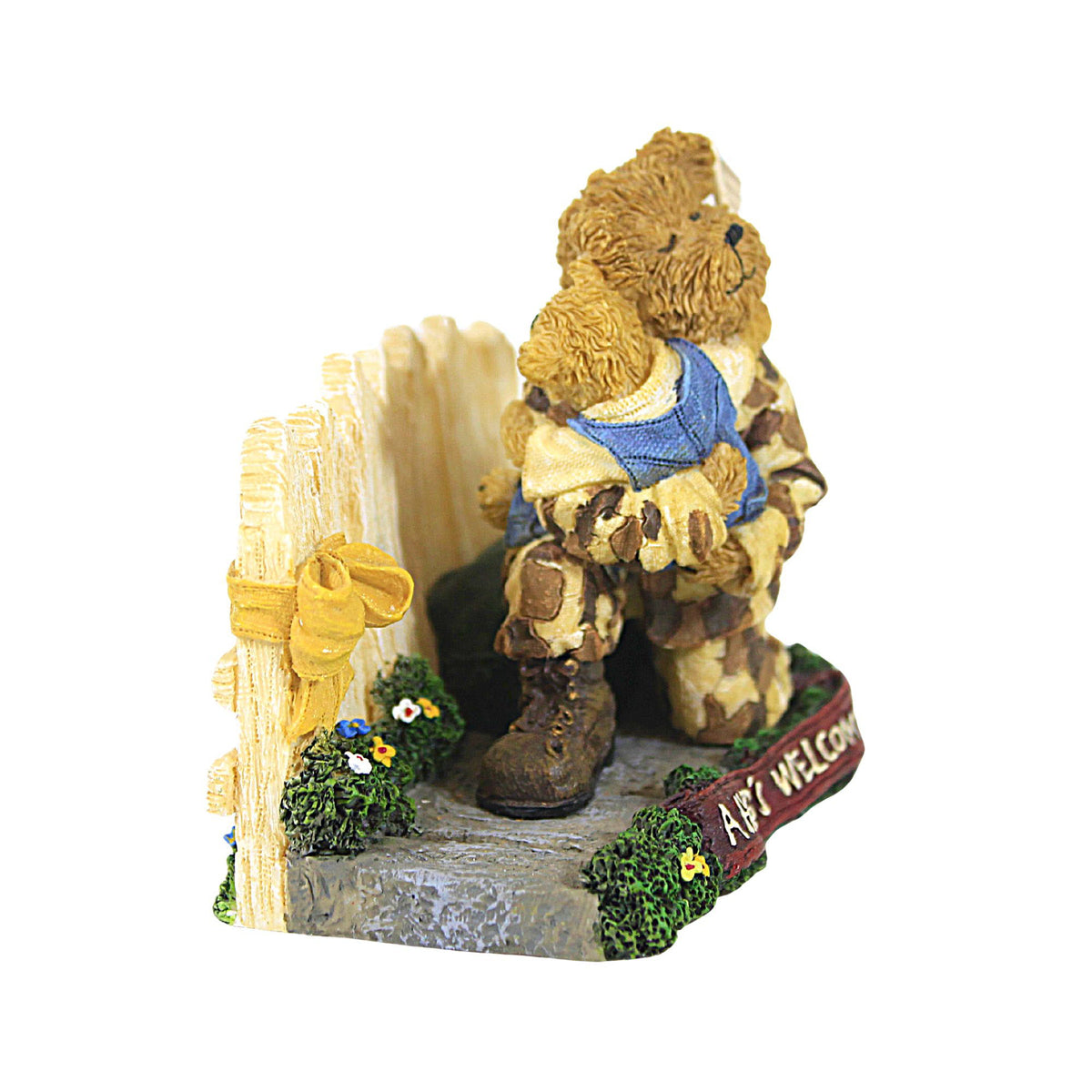 Boyds Bears Resin Greg W/ Mattie...A Hero's Home - - SBKGifts.com