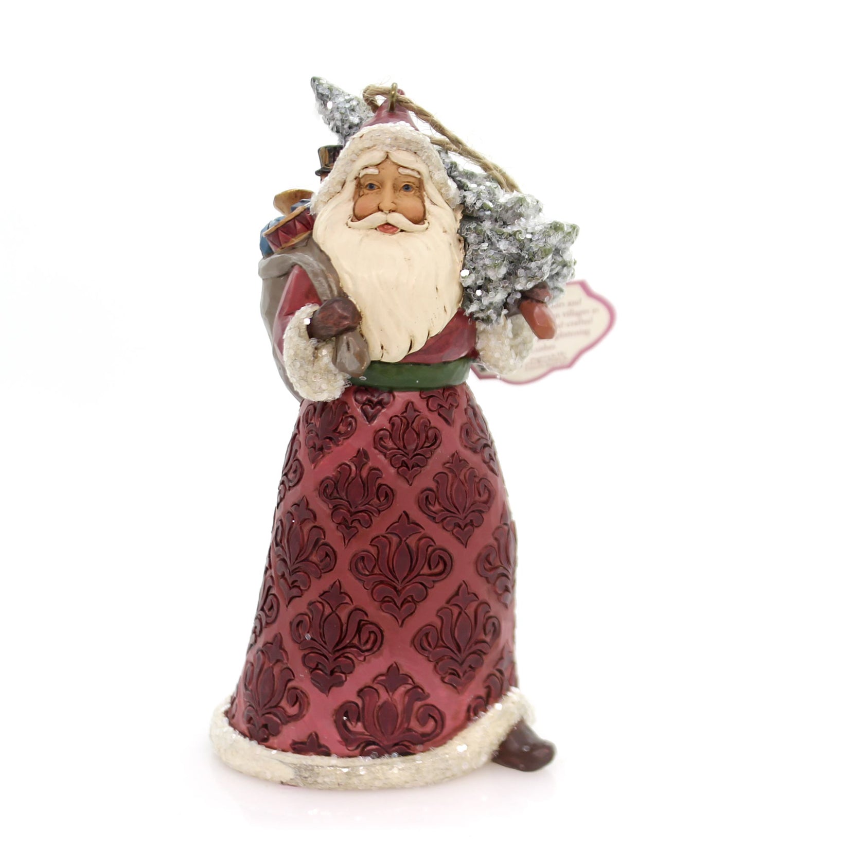 Jim Shore Santa W/Toy Bag/Sled Polyresin Victorian Ornament 4058757 ...