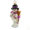 (34642) Christopher Radko Frosty Celebration, 4.50 Inch, Snowman Dated 2000 New Years 00Ndm02