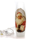 12.00 Inch Santa Lighted Tall Vase Claus Christmas Woods Dgs7209 (35153)