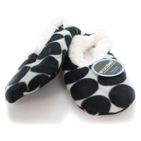 (35816) Snoozies Bogo  Black Dots Small, 2.75 Inch, Non-Slip Comfy Warm F17bogo Sm