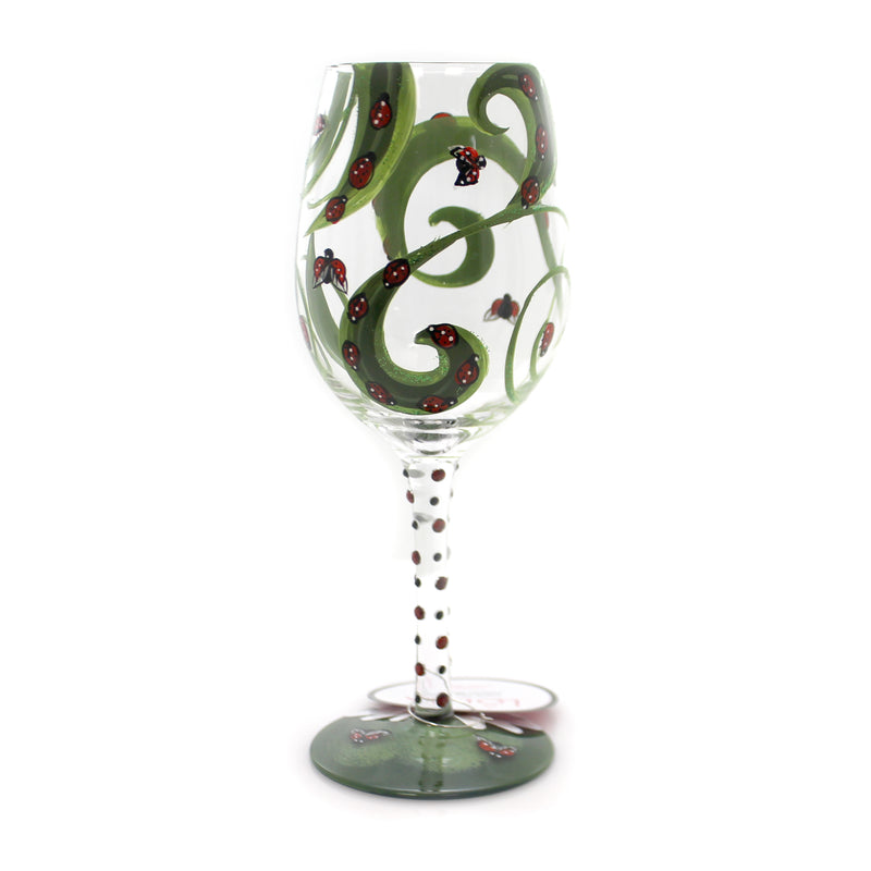 Lolita Glassware Ladybug Lolita Wine Glass - - SBKGifts.com