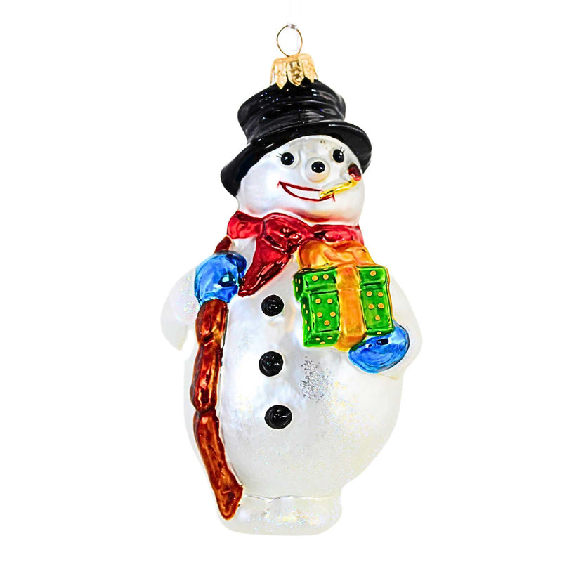 5.50 Inch Mr. Iceburg Hand Signed Snowman Ornament 99Sp51. (36351)