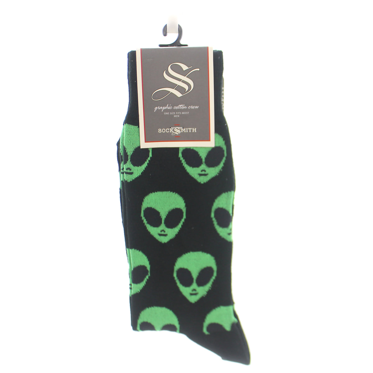 Socksmith Come In Peace Black - - SBKGifts.com