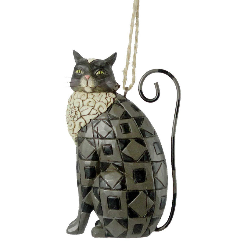 3.50 Inch Black Cat Ornament Christmas 4014463 (3648)